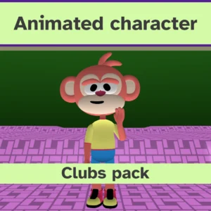 The Flock XR canvas with a monkey waving.